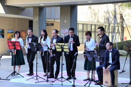 2022-03-14 東海大學舉辦「花舞再現畫展音樂會」鼓勵學生適性發展  大學研究所  文教  聯合新聞網